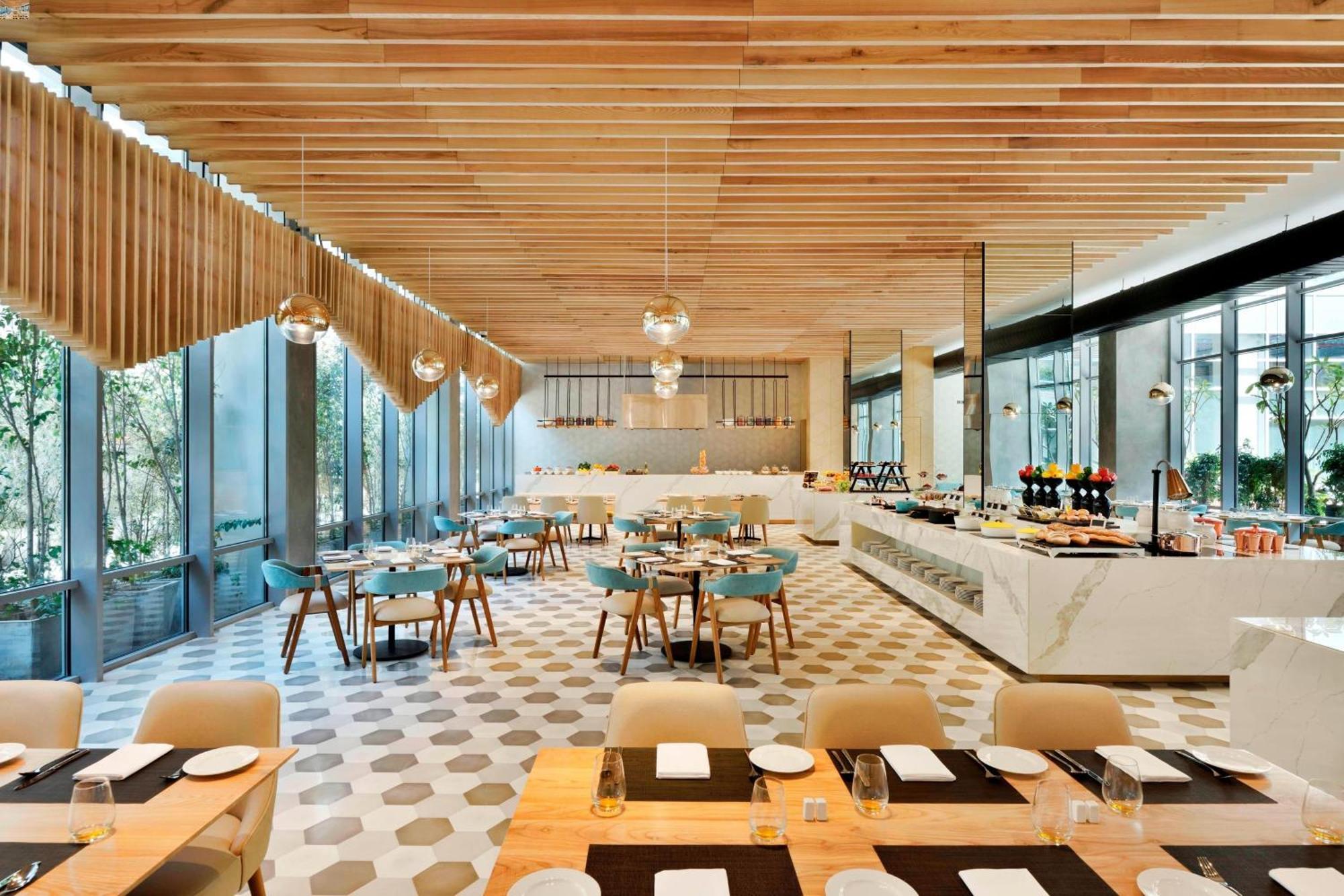 Aloft New Delhi Aerocity Ngoại thất bức ảnh The restaurant